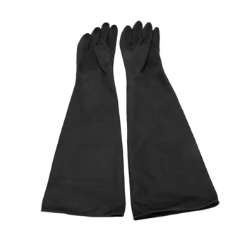 20X Ръкавици за песъкоструена за кабинетных ръкавици за песъкоструена 60x20 см Изображение