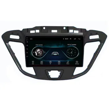 Android 12,0 Радиото в автомобила На Ford Transit Custom 2013-2018 Мултимедиен Плеър DSP Carplay GPS Navigaion Стерео Автоматична Камера Изображение