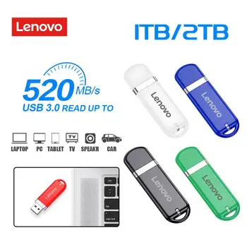 Lenovo 2tb USB 3.0 Флаш устройства Висока Метална Стик 1 TB 512 GB 256 GB Преносим USB-диск Водоустойчив Memoria Flash Стик Изображение
