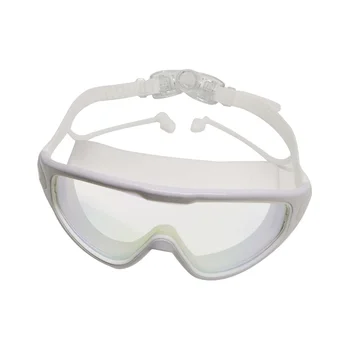 Очила за плуване с защита от замъгляване, виолетови, без течове, Очила за басейн с широк преглед за възрастни, мъже, жени, младежи, тийнейджъри на възраст над 15 години в Белия Изображение
