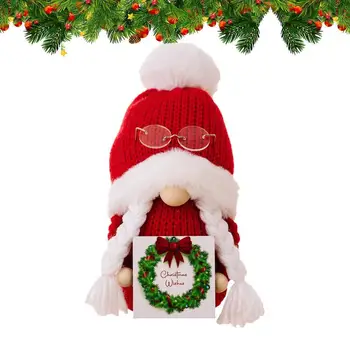 Коледни Джуджета, Плюшени Безлични Джуджетата, Скандинавски Джудже За декорация на дома, Плюшен кукла, на много нива декор за Рожден Ден Изображение
