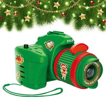 Детски фотоапарат-проектор, проекционная камера за ранно детско образование, Образователна играчка със звуков и светлинен модел, Коледен подарък Изображение