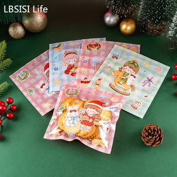 LBSISI Life, 100 бр. пластмасови опаковки за шоколадови бонбони, опаковъчна хартия, Пуканки, Шоколад и сладкиши, Сватба, рожден Ден, Коледа, Детски празнични аксесоари Изображение