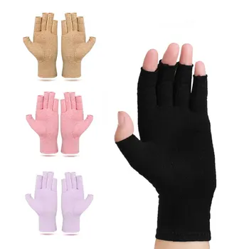 Летни Ръкавици за облекчаване на натиска върху половината от палеца, обезболяващи средства-ръкавици, ръкавици за фитнес, мини-мини и ветроупорен женски велосипедни ръкавици Изображение
