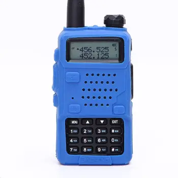 Мек Калъф Силиконов Ръчен Калъф Shell за Двустранния мобилен радио Baofeng UV5R 5RA 5RB 5RC 5RD TYT THF8 Изображение