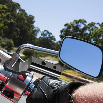 Мотоциклет Огледало За Обратно Виждане Определяне На Разширяване На Длъжност Компактен Размер, Алуминиева Сплав Изображение