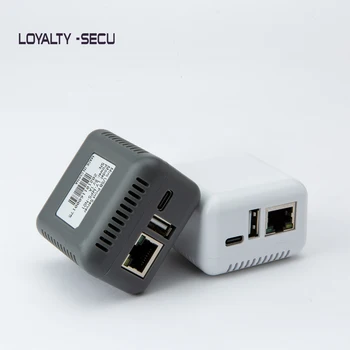 Безжична Bluetooth, 10/100 Mbit/s, Ethernet-адаптер за принтер, мрежов сървър за печат от USB 2.0/USB 1.1 Изображение