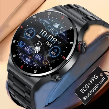 2023 Bluetooth Предизвикателство Смарт Часовник за Мъже на цял екран Спортен Гривна ECG + ТОЧКИ Монитор здравето SmartWatch за IOS и Android Жени Изображение