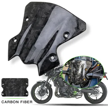 Мотоциклет От Въглеродни Влакна Предното Стъкло Обтекател на Предното Стъкло на Вятърни Дефлектори За KAWASAKI Z650 Z900 Z 650 900 2020-2023 Изображение