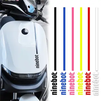 PVC водоустойчив стикер с изображение NINEBOT, модифицирано обстановка на купето мотоциклет, филм 42 * 3,6 см за всички мотоциклети Изображение