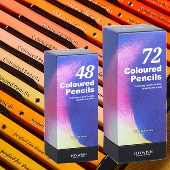Цветен молив за рисуване на Скици на Учениците, Дръжка-за оцветяване 12/72, Професионален набор от Моливи, Ученически пособия, Художествени Канцеларски материали Изображение