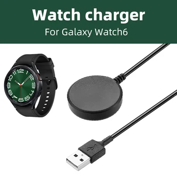 Безжична кабел за зареждане USB/Адаптер Type-C за Samsung Galaxy Watch6/6 Classic/5/5 Pro/4 Classic 4/3 Зарядно устройство за смарт часа Изображение