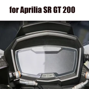 За Aprilia SR GT 200 125 SRGT200 2022 2023, Мотоциклетът фолио за защита от надраскване, Защитно фолио за арматурното табло Изображение