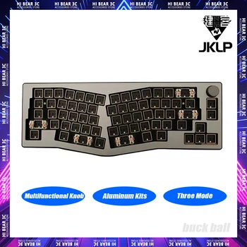 Комплекти безжични механична клавиатура MXRSKEY Alice TK Многофункционална дръжка RGB, уплътнение за трехрежимной геймърска клавиатура, аксесоари за геймърите Изображение