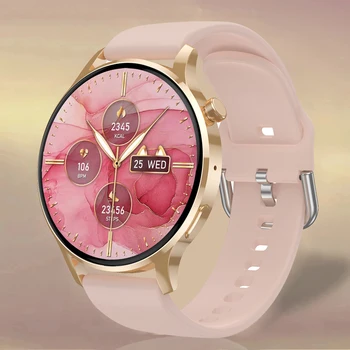 Смарт часовник Hello Watch 3 Pro За Жени с AMOLED Дисплей и Потребителски Циферблат, Мъжки Спортни часовници 2023, Кръгли Смарт часовници За Xiaomi Iphone Изображение