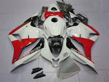 Комплект Мотоциклетни обтекателей, годни за Honda CBR600RR F5 2009 2010 2011 2012, кит за каросерията, висококачествен ABS-инжектор, червено, Бяло Изображение