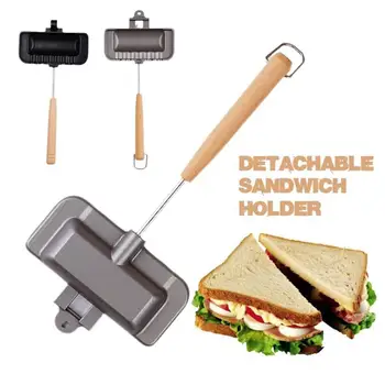 Тостер за хот-дог, Двустранен форма за печене на Сандвичи, Сирница, Сэндвичница, флип-надолу Форма Изображение