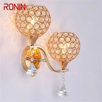 Стенни лампи RONIN, модерни led две лампи, Творчески Луксозни декоративни елементи за дома пътеката Изображение