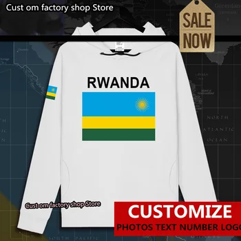 Руанда Руандийский RWA RW мъжки hoody с качулка, пуловери, жилетки, мъжки hoody, градинска облекло, спортен костюм в стил хип-хоп, национален флаг Изображение