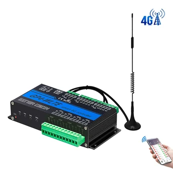 GP4-WLTE 4 Канала DI DO AI Цифров Аналогов Ключ 4G GSM SMS Модул Контролер A/D Колектор Подкрепа APP Web Control Изображение