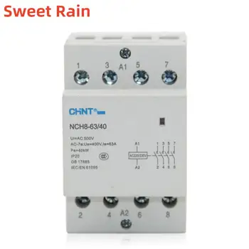 CHINT NCH8-40/40 NCH8-63/40 NCH8-40/40 Din-рейк Домакински Модулен контактор за променлив ток за дома Изображение