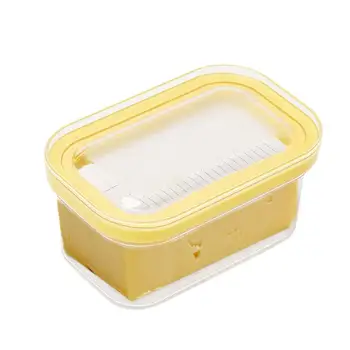 Смазка, кутия за прясно сирене, Запечатани Танкер с слайсером, кухненски инструменти, Опаковка масло, чиния за хранене на маса Изображение