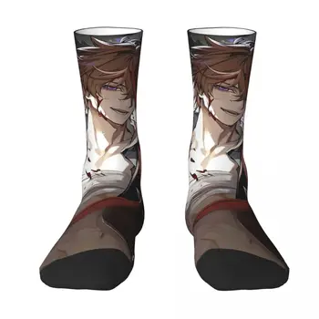 Мъжки и дамски чорапи Genshin Childe Genshin Impact 1, ветрозащитная новост, пролет-лято есен-зима чорапи, подарък Изображение