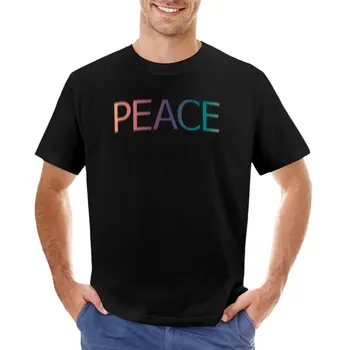 Тениска Peace be, обикновена тениска, мъжки дрехи Изображение