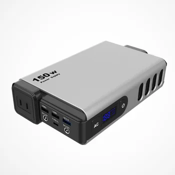 5 в 1 AC DC PD USB Батерия за резервно захранване за лаптоп Ac 32000 ма с бързо зареждане с Type-c 150 W Преносима електрическа Централа Изображение