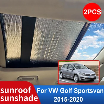 за Volkswagen VW Golf Sportsvan 2020-2015 2016 2017 Авто Люк На Покрива сенника на Предното Стъкло на Покрива Слънцезащитен Крем Топлоизолационни Аксесоари Изображение