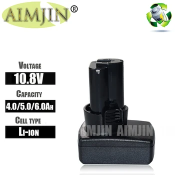 AIMJIN 4.0 Ah/5.0/Ah/6.0 Ah 10.8 V За Makita BL1013 Акумулаторни Електроинструменти с Литиево-йонна Батерия Подмяна на TD090D DF030D LCT203W BL10 Изображение