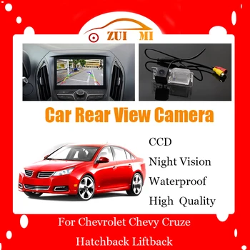 Автомобилна камера за обратно виждане за Chevrolet Chevy Cruze Хечбек Водоустойчив CCD Full HD нощно виждане Резерв парковочная камера Изображение