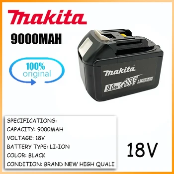 Makita 15 Основната 9.0 Ah 18V BL1830 BL1830B BL1840 BL1840B BL1850 BL1850B Led индикатор за замяна на батерията Изображение