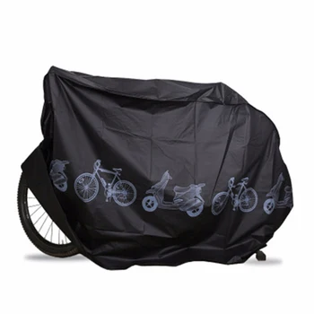 Здрав калъф за колелото, дъждобран 210x100 см, аксесоари за велосипед, Прахозащитен калъфи от полиестер за велосипед, мотоциклет, автомобил Изображение