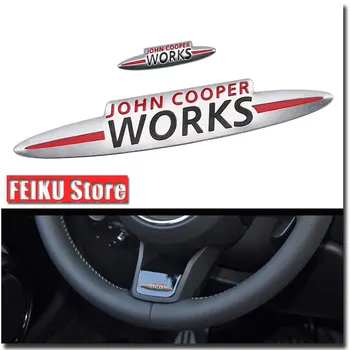 Алуминиев Икона JOHN COOPER WORKS Емблемата на Колата Декор Стикер За MINI F54 F53 F57 F58 R50 R52 R57 R58 R60 R61 Аксесоари Изображение