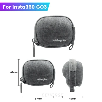 Чанта за тялото Insta360 GO3 Защитен Калъф Мини Чанта За съхранение на Insta 360 Go3 Аксесоари за Спортна камера с Самостоятелен Корпус Изображение