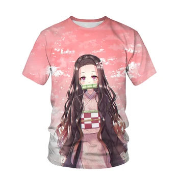 Тениска с женски герой от анимационен филм, графични тениски, тениски y2k, мека тениска с кръгло деколте, блузи, тениски с 3D принтом голям размер Изображение