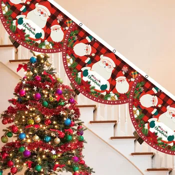 Коледен Флаг на Дядо Коледа, Банер 2023, Коледен Окачен Украшение, Весел Коледен Декор За дома, коледа, Коледни Подаръци Навидад, Нова Година Изображение