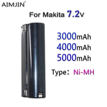7,2 В 3000/4000/5000 mah Ni-MH алтернативен батерия Подходяща за Makita 7000 7002 7033 191679-9 192532-2 192695-4 632002-4 632003-2 Изображение