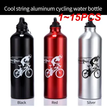 1~15PCS 750ml Cycling Thermal Bike Bottle Aluminum Alloy Bicycle Water Bottle МТБ Mountain Бутилка За Велосипед Bike Изображение