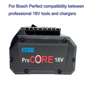 За Bosch Взаимозаменяеми батерия ProCore 18V 8.0 Ah Професионална система за BAT609 BAT618 GBA18V80 21700 Cell безжични инструменти Изображение