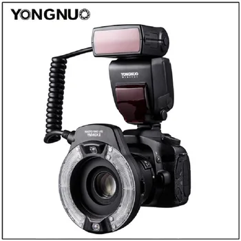 Led Макро-Пръстеновидна светкавица Speedlite TTL Yongnuo 14EX II YN14EX II за Sony/canon câmera Изображение