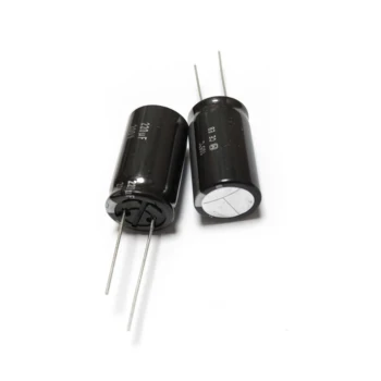 5ШТ 200V220UF EB 18X32 алуминиеви електролитни кондензатори с висока честота с ниско съпротивление EEUEB2D221 Изображение