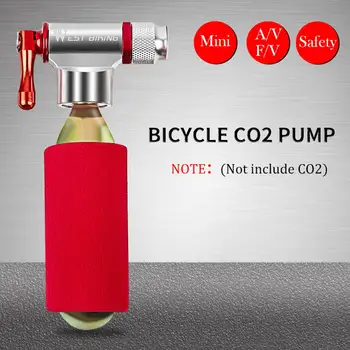 ЗАПАДЕН Велосипеди Мини-Велосипеден Помпа Алуминиев МТБ на CO2 Inflator за баскетбол и футбол Изображение