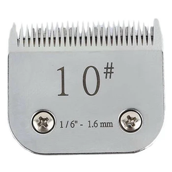 SK5 Ножче за подстригване на кучета, 10 Сменяеми Остриета за подстригване на коса, Аксесоари за Електрически машинки за подстригване Изображение
