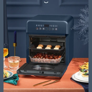 Визуализированная напълно автоматична печка с въздушна фритюрницей - Мултифункционална фурна с голям капацитет за домашна употреба Hornos Para Panaderia Изображение