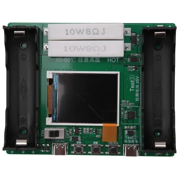 Тестер вътрешно съпротивление литиева батерия 18650 Модул за измерване на капацитета на цифров LCD дисплей Изображение