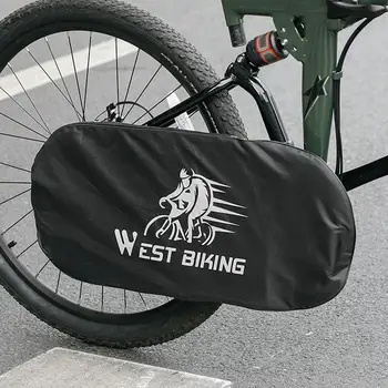 Защита на велосипед верига Надежден Прахоустойчив калъф за верига, устойчив на разкъсване, аксесоар за велоспорта, покриване на зъбни колела за колело наем път Изображение
