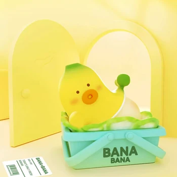 Moetch Banaxbana Daily Fresh Banana Серия Играчки за слепи, Модел, Потвърждение Стил, Сладко аниме-статуетка, Подарък кутия-изненада, Забавна Изображение