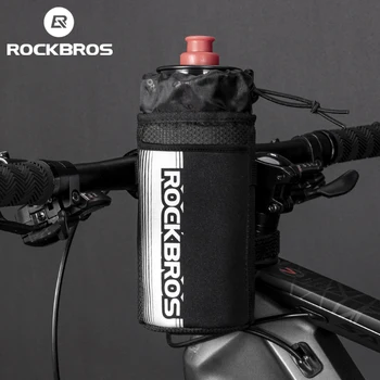 ROCKBROS Официалната Предната чанта на Волана за Велоспорта, Ultralight Широк Отразяваща лента, Джобен гърне, Свалящ опаковка Изображение